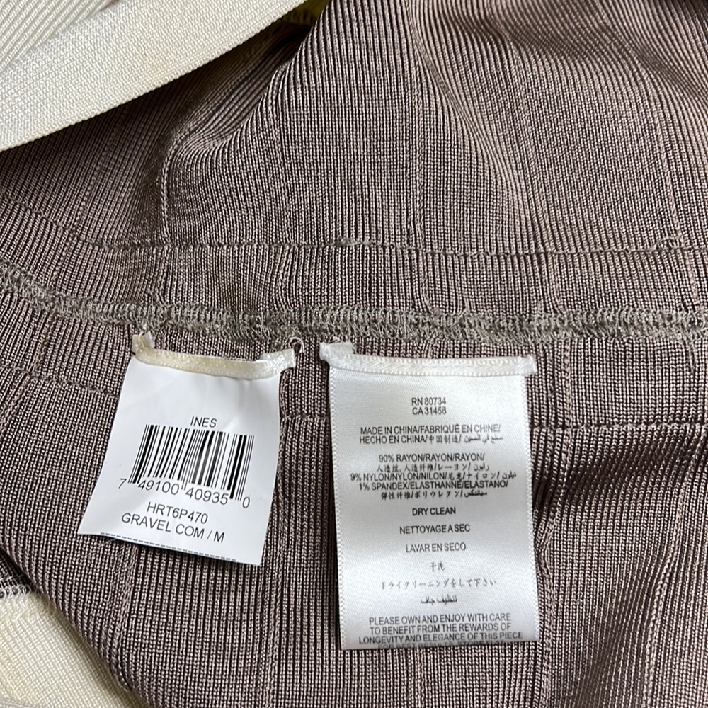 Like New Herve Leger Colorblock Dress - Picture 9 of 9